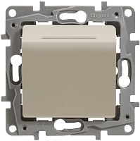 Выключатель карточный с подсветкой без рамки Legrand Etika 1-кл. слоновая кость картинка